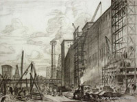 Prisoner's sketch of the factory